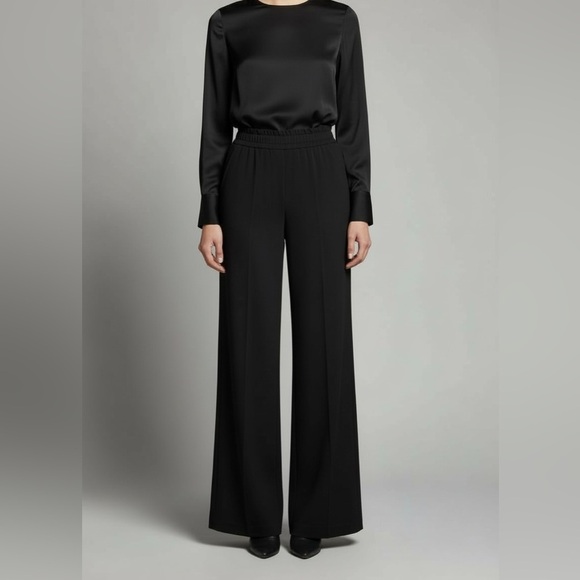 St. John Pants - St. John Santana Knit Wide Leg Pants